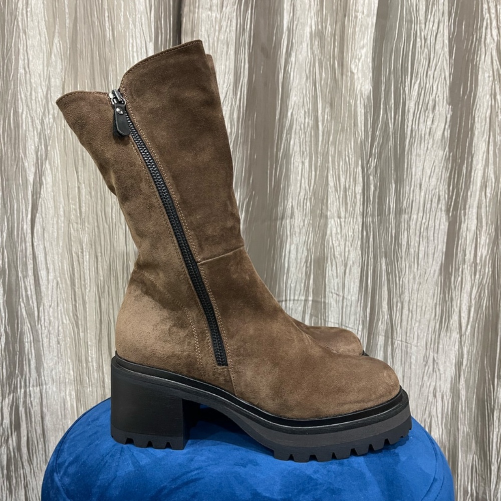 All Black - LaCerniera Boot - Brown Suede - Picture 3 of 5